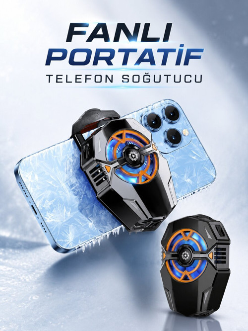 Telefon Soğutucu Fanlı Güçlü Motor Radyotör Soğutucu - ETERNA8787-1239