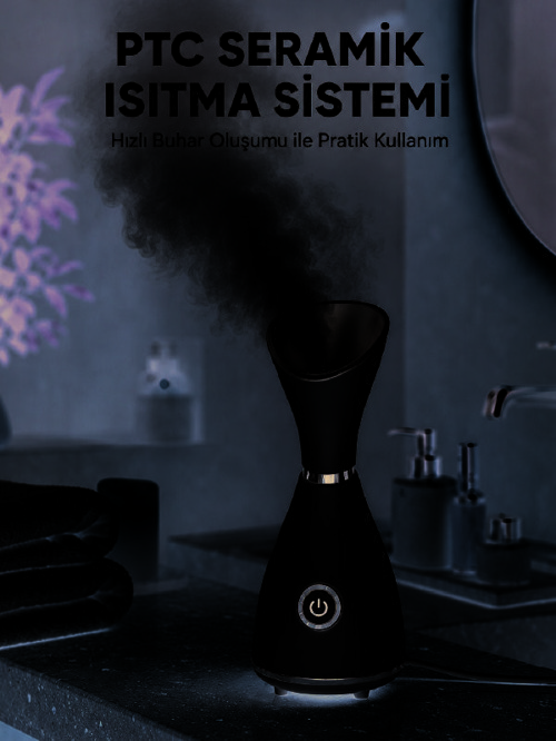 Nano İyonik Cilt Bakım Buhar Makinesi PTC Isıtma Sistemli - ETERNA6156-9645