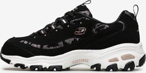 D'LİTES - FANCY LEOPARD Kadın Siyah Sneakers - 149099 BKRG