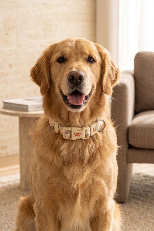 Köpekler İçin Dayanıklı Ve Güvenli, Desenli Boyun Tasması ( 25mm )