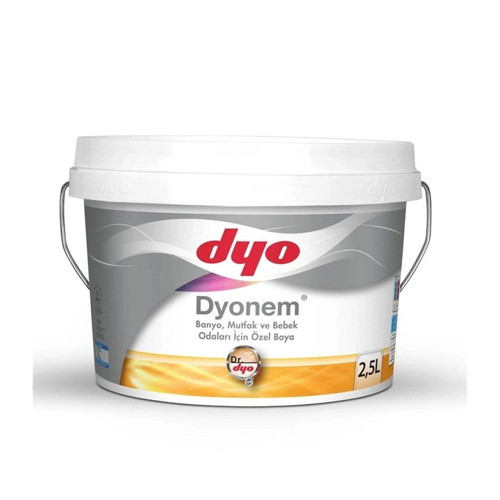 Banyo Mutfak Ve Bebek Odaları İçin Özel Boya Beyaz 2,5 Lt