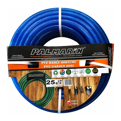 PVC Bahçe Hortumu, 25mt 1/2'' Bahçe Sulama Hortumu