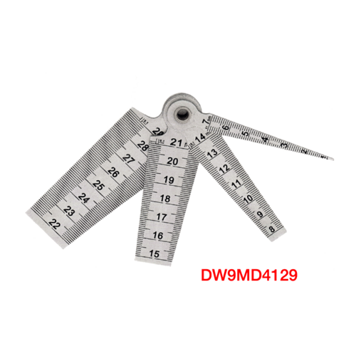 DWMeasuring Üçgen Delik Cetvelleri 1 … 15mm