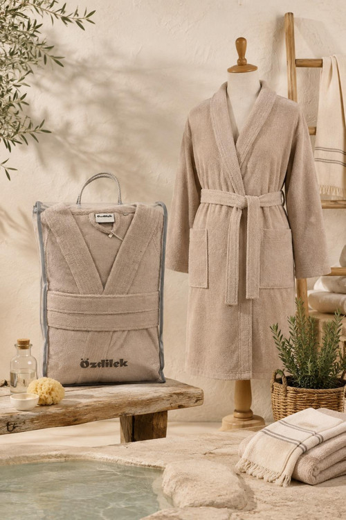 Bornoz Soft Rose L Beden