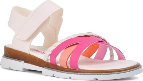 Şiringenç 001 Beyaz-Pembe Çocuk Sandalet