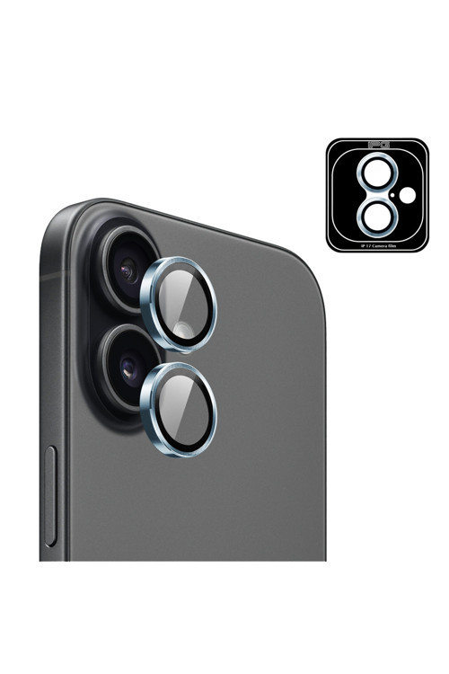 iPhone 17 için ProLENS Kamera Lens Koruyucu Alüminyum CD Çerçeveli, Kırılmaz Cam