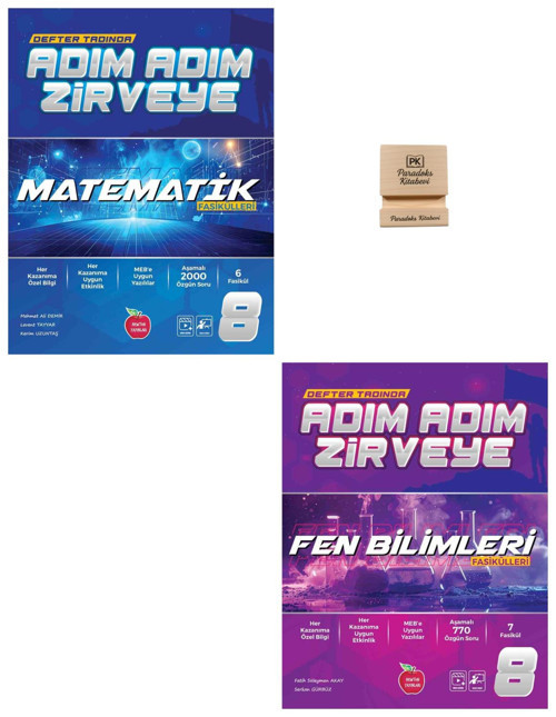 Newton LGS 8. Sınıf Adım Adım Zirveye Matematik ve Fen Bilimleri Fasikülleri + Telefon Standı