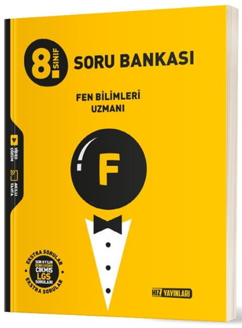 8. Sınıf Fen Bilimleri Uzmanı Soru Bankası Hız Yayınları