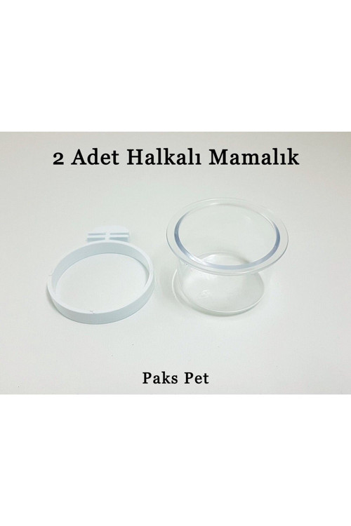 2 Adet Halkalı Kuş Mamalığı,Kelepçeli Mamalık,Şeffaf Kuş Mamalığı,Kanarya mamalığı