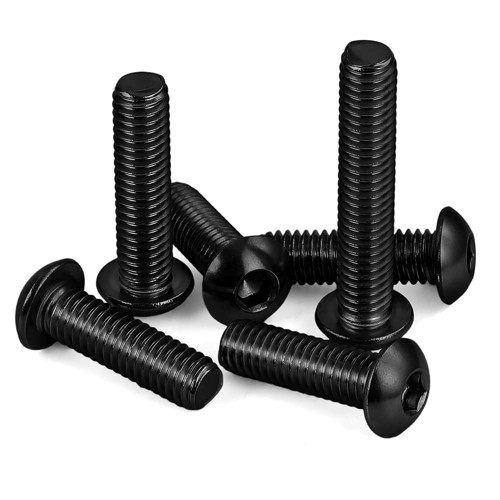 M3x10 mm Bombe Baş İmbus Siyah Civata (DIN 7380) x 20 Adet (rf155)
