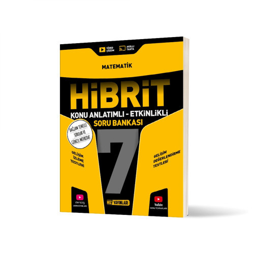 Hız Yayınları 7. Sınıf Hibrit Matematik Soru Bankası-Bağlam Temelli Sorular Maarif