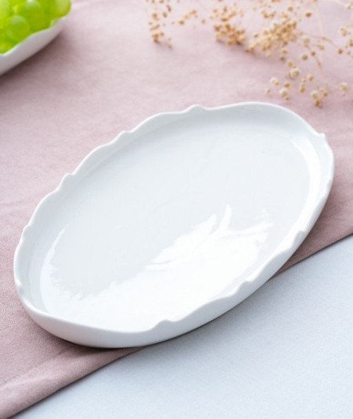 ACAR Nirvana Oval Kayık Tabak - 32 cm