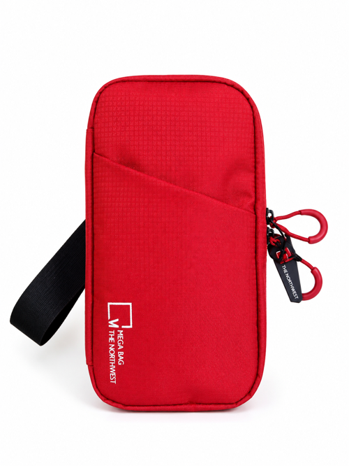 M 1037 Mega Bag Polyester Seyahat Tıraş/ Makyaj Çantası, Organizatör Kırmızı