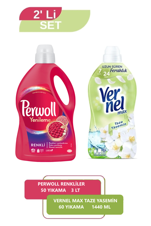 Max Taze Yasemin 1,44 lt + Perwoll Renkli 3 lt