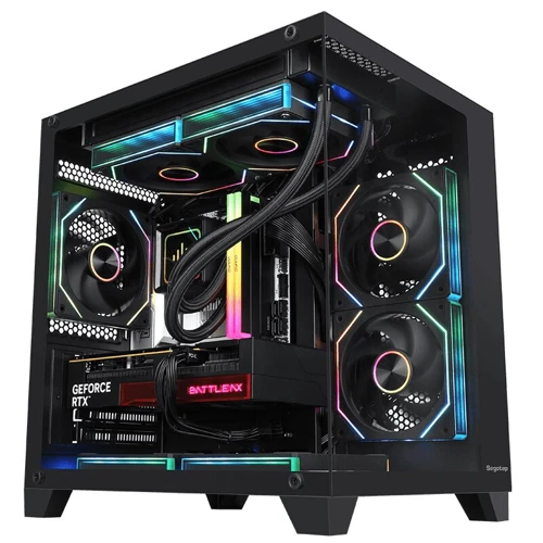 U502 Siyah 550W 80+ Midi Tower mATX Gaming (Oyuncu) Kasa