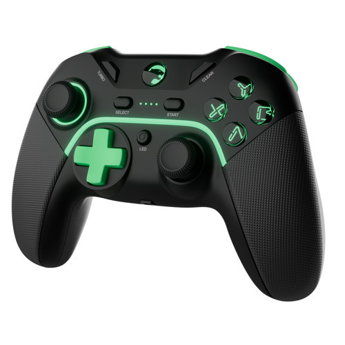 Vitrus Hall Effect Joystickli Kablosuz Siyah Gamepad (2.4G/Bluetooth) (PC Uyumlu)