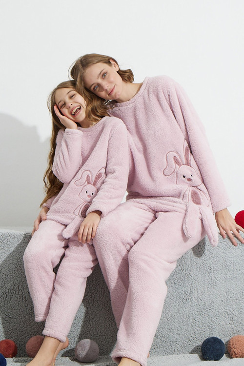 Alt-Üst Wellsoft Nakışlı Pijama Takım