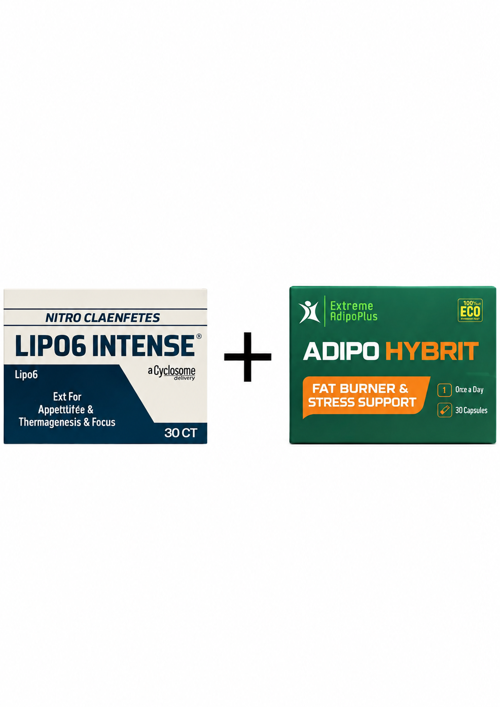 Adipo Lipo6 Intense ve Adipo Hybrit Yaşam ve Spor Destek Kombini