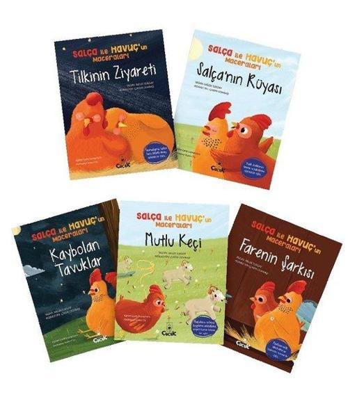 Salça ile Havuçun Maceraları Serisi Seti - 5 Kitap Takım