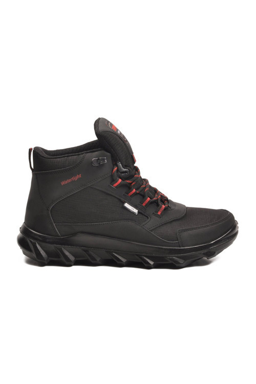 Siyah-Kırmızı Su İtici Kaymaz Tabanlı Erkek Outdoor Trekking Bot M7200 M