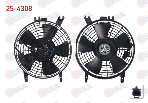 FAN MOTORU KLIMA RADYATORU TOYOTA COROLLA (_E10_) 1.6i AE101 1992-1997 VEKA 25-4308 T1