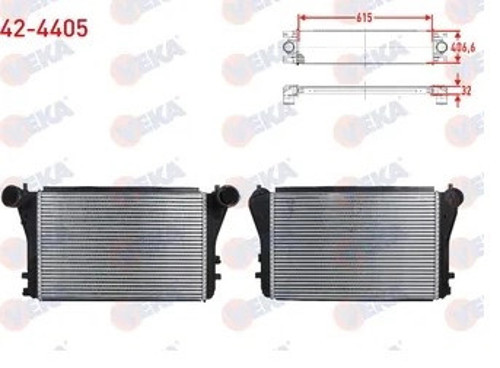 TURBO RADYATÖRÜ (SEKMANLI) CADDY 04-10 / AUDİ A3 03-12 / OCTAVİA 04-12 2KA - 2KH - 2CA - 2CH T1