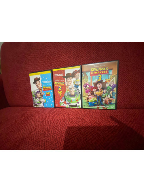 Oyuncak Hikayesi - 1 -2 -3 ( 3 Film ) - DVD Türkçe