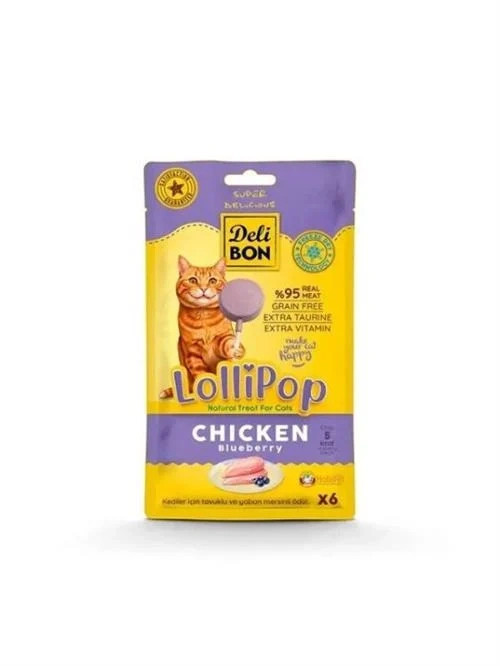 Tavuklu Lolipop Kedi Ödül Maması 6lı