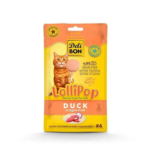 Ördekli Lolipop Kedi Ödül Maması 6lı