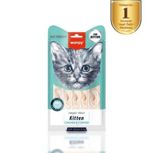Kitten Tavuklu & Morinalı Yavru Kedi Krema Ödülü 5×14 Gr