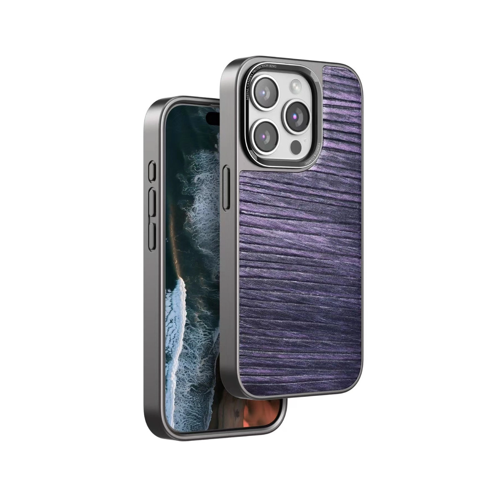 Venco İphone 15 Wave Kapak - Derin Mor