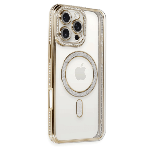 İphone 16 Joke Simli Magneticsafe - Gold