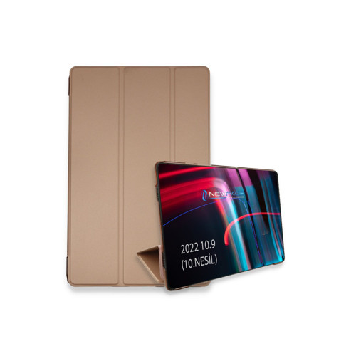 Apple iPad 2022 10.9 (10.nesil) Kılıf Tablet Smart Kılıf - Rose Gold