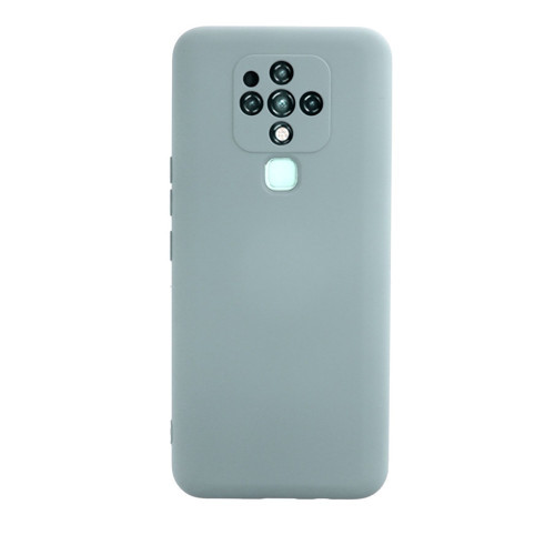 Tecno Camon 16 Kılıf Nano içi Kadife Silikon - Buz Mavisi