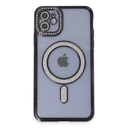 İphone 11 Joke Simli Magneticsafe - Siyah