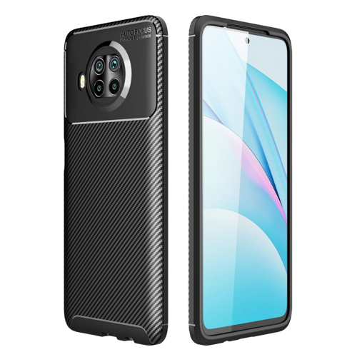 Mi 10T Lite Auto Focus Karbon Kapak - Siyah