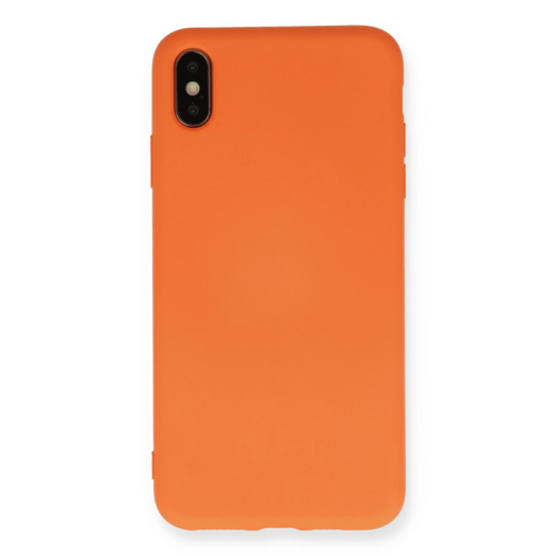 İphone X Nano İçi Kadife - Turuncu