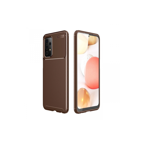 A52 Auto Focus Karbon Kapak - Kahverengi