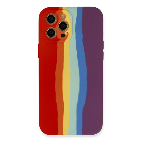 İphone 12 Ebruli Lansman - Kırmızı-Mor