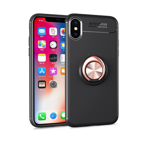 İphone Xs Range Yüzüklü - Siyah-Gold