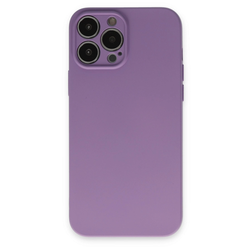 İphone 13 Nano İçi Kadife - Koyu Lila
