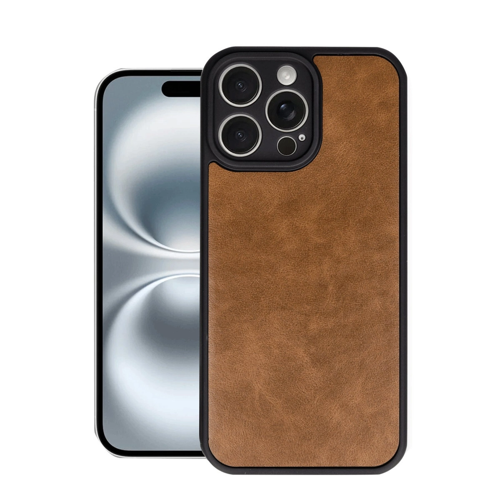 İphone 16 Aras Deri Kapak - Taba