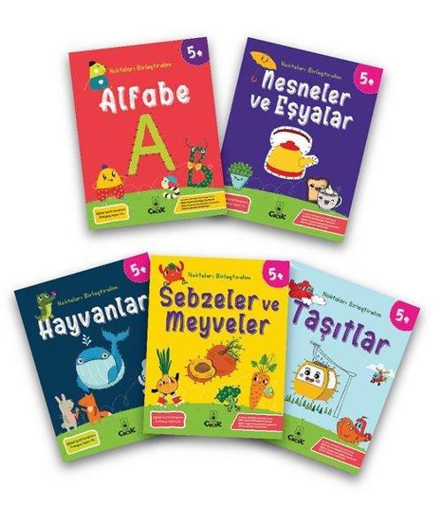 5 Yaş Noktaları Birleştirelim Serisi Seti - 5 Kitap Takım