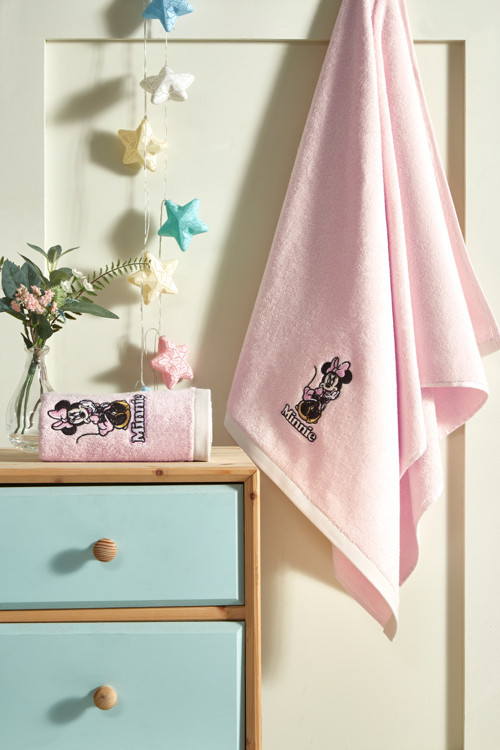 Minnie Mouse Happy Disney Lisanslı 2'Li Havlu Set