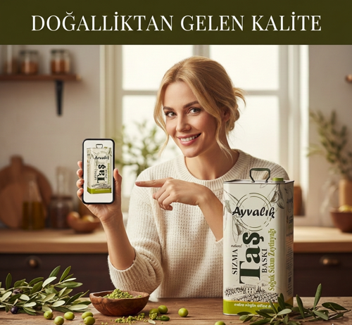 Ayvalık Natürel Soğuk Sıkım Sızma Erken Hasat 0,3 Asit 5L (4800Gr) Zeytinyağı
