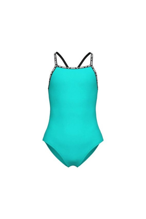 Girl's Solid Swimsuit Kız Çocuk Yüzücü Mayo Yeşil 011033800