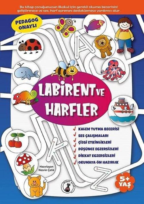 Labirent ve Harfler 5+ Yaş