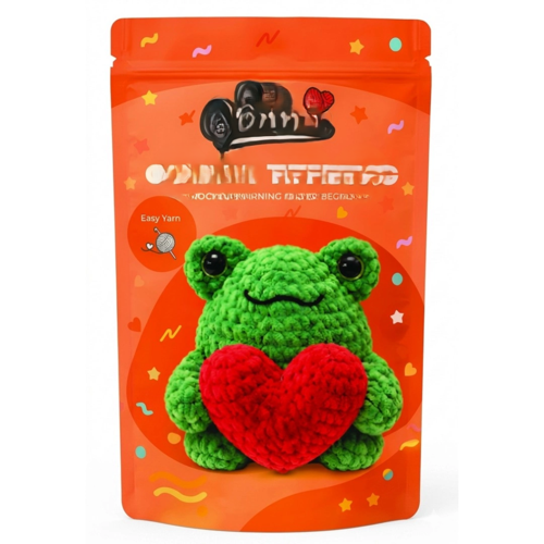 Yeni Başlayanlar İçin Kurbağa Amigurumi Örgü Kiti