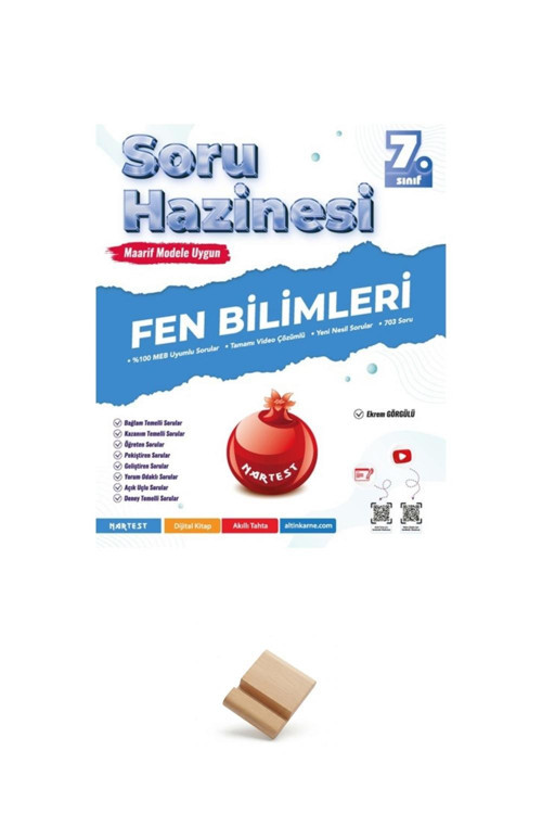 Nartest 7. Sınıf Maarif Bağlam Temelli Fen Bilimleri Soru Haznesi + Telefon Standı