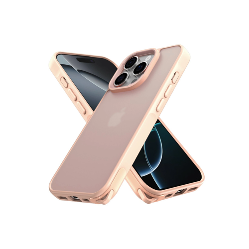 İphone 16 Elegant Kapak - Pudra